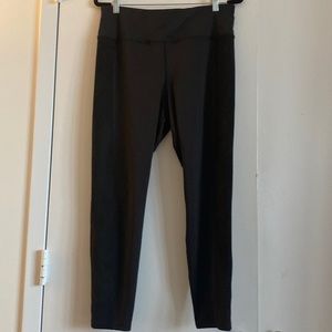 NWOT faux suede detail leggings